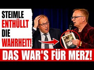 When Uwe Steimle reads THIS, the whole room is left speechless! – "Not the AfD, but Merz!"