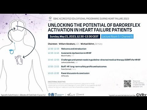 HFA 2023: Unlocking the Potential of Baroreflex Activation in Heart Failure Patients