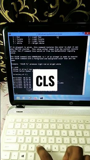 Command Prompt Me Screen Ko Clean Karna... #shorts #shortvideo #viral #trending #computer #education