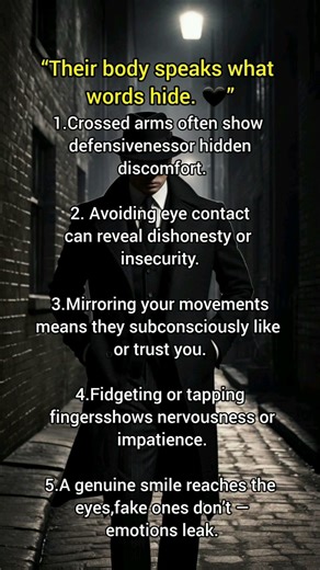 “5 Body Language Signs That Reveal a Person’s True Feelings | Psychology Facts”