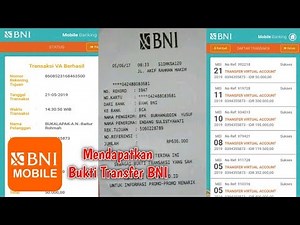 Cara lihat Bukti Transfer BNI melalui hp