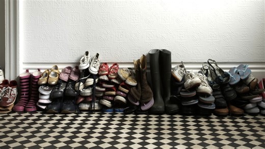 Declutter And Organize Every Shoe In Your Entryway With This DIY Storage Fix - Hunker