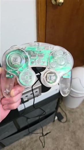 Clear Custom Gamecube Controller