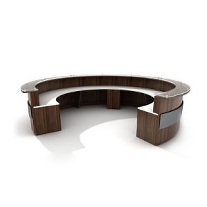 [Hot Item] Great Price High Quality Custom Medical Furniture New Design Doctors Reception Desk