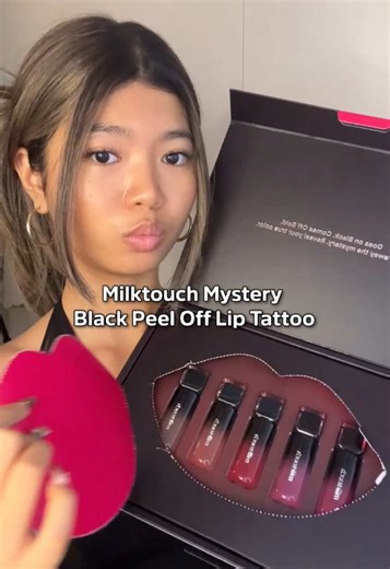 Black Peel Off Lip Tattoo from Milk Touch Review