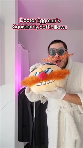 Doctor Eggman Plush pillow club mocchi mocchi sonic anime manga gamer | eggman