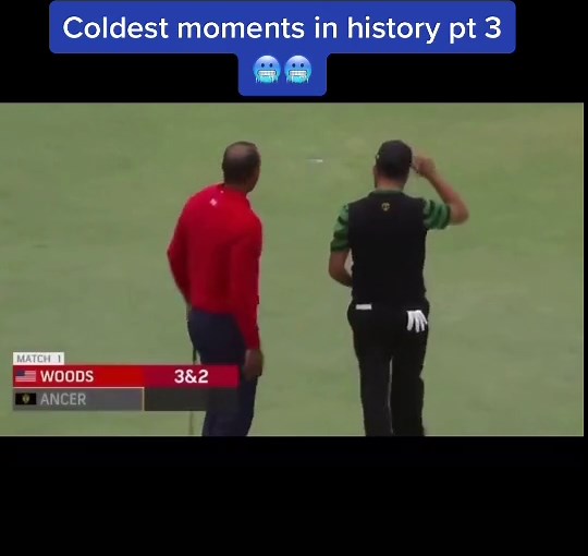 Tiger woods #cold🥶#sheesh #trickshot #golf