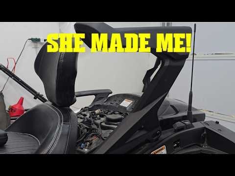 HOW TO INSTALL SLINGMODS PASSANGER ARMRESTS ON A SPYDER F3T!