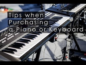 Tips when purchasing a Piano or Keyboard for a child