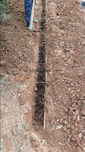 Trench Digging Process For Underground Gas Lines!