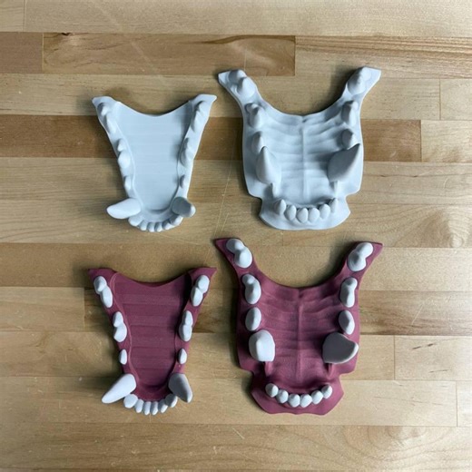 Fursuit Canine Jawset 3d-printed PLA - Etsy Canada