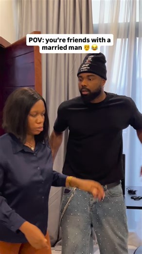Misty Dence on Instagram: "POV: you’re friends with a married man 😂 #MarriedManChronicles #FunnyReels #ComedySkits #RelatableContent #marriagehumor"