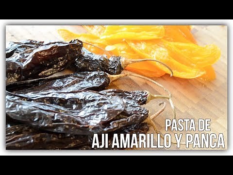 Como Hacer Pasta de Aji Amarillo y Panca ∆ Cocina Peruana