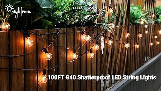 G40 LED string lights