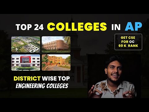 TOP Engineering Colleges IN ANDHRA PRADESH || District Wise