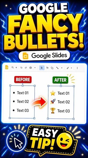 Google Slides Hidden Tip: Make Bullet Points Fancy with Emojis