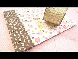 How to Make Japanese Bookbinding. Tutorial (VERY EASY)