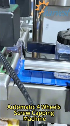 Automatic 4 Wheels Capping Machine for Screw Cap Sealing in Beverage and Chemical Industry