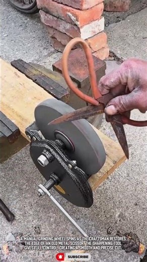 Manual Sharpening Tool for Restoring Old Metal Scissor and Axe Blades #ToolHolder