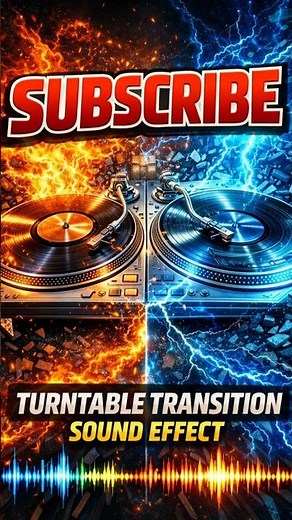 Turntable Scratch & Bass | DJ Transition Sound Effects