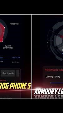 My settings Armoury Crate on My Asus ROG PHONE 5