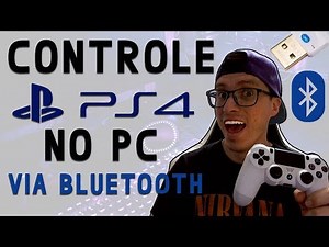 COMO CONECTAR CONTROLE DO PS4 NO PC VIA BLUETOOTH / HOW TO CONNECT PS4 CONTROL TO PC VIA BLUETOOTH