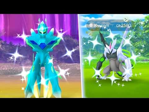 NEW SHINY KYUREM FUSION RAIDS IN POKEMON GO! Origin Dialga & Palkia / Inviting Members! #pokemongo