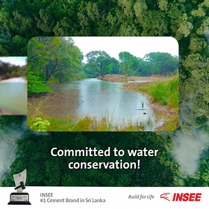 11 reactions | INSEE's rainwater harvesting tank in Puttalam, capable...