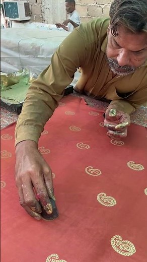 Simple Block Printing on Fabric