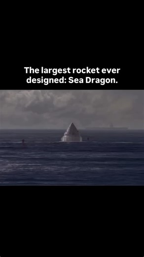 ASURA on Instagram: "Designed in the 1960s by Aerojet engineer Robert Truax, Sea Dragon was a massive, ocean-launched rocket intended to deliver up to 550 tons to low Earth orbit — more than any rocket ever built. The concept was to build it cheaply using shipyard techniques, launch it from the sea using buoyancy and a simple ignition system, and drastically reduce the cost of access to space. Though it was never built, Sea Dragon remains one of the most ambitious engineering proposals in space 