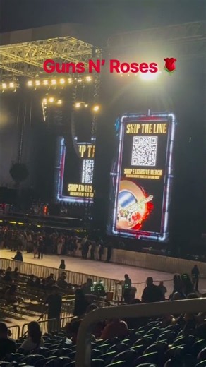 Guns N’ Roses concert tonight along with pierce the veil tonight ! #fyp #gunsnroses #rockstar