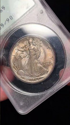 1942 PCGS MS65 Walking Liberty Half Dollar #coins #rarecoins #coincollecting