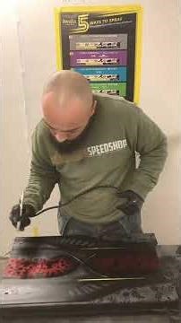 Freehand taping, no measuring—fairly symmetrical custom paint