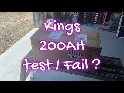 KINGS 200AH Lithium Battery Test and Teardown