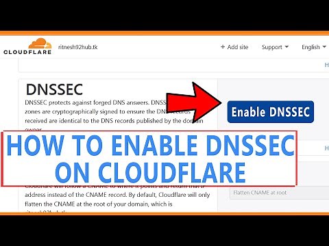 How to enable DNSSEC with Cloudflare?