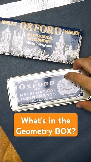 Unboxing of Oxford Geometry Box - Stationery & Art #Shorts