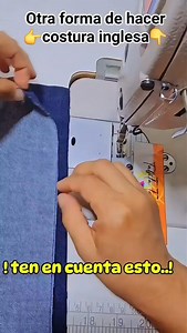 Otra forma de hacer costura inglesa #costuracontabita #sewing #coser #sew #costura #diy | Costura Y Sazon con Tabita