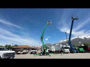 Tow Behind Aerial Boom Lift 2015 JLG T500J 50' Platform with Jib Portable Manlift Articulating