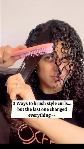 3 Ways to Brush Style Your Hair | This Is Why People With Curly Hair Brush Style Their Hair ✅