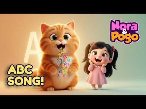 ABC Song 🔤 | Learn the Alphabet with Nora & Pogo! | Kids Learning