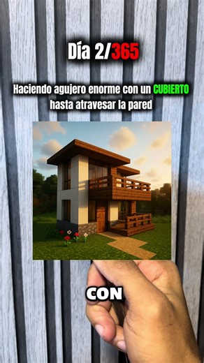 Día 2 haciendo agujero enorme con CUBIERTO a la pared de mi casa 💀 Cuánto podré ocultarlo ? #dia2