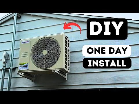 How To Install A Mini Split In Your Garage -Step By Step-
