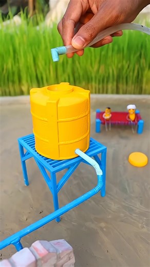 Setting up the water tank #shorts