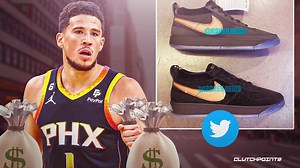 Devin Booker unveils look at first Nike signature shoe