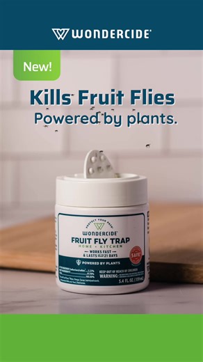 Bye Bye fruit flies! 👋 Untwist the cap and enjoy up to three weeks of bliss without the buzzing in your kitchen and home. | Wondercide