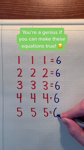 Challenge: Make These Equations True!