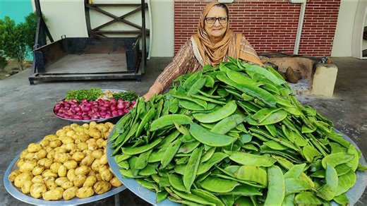 Granny makes giant meal-prep to last for days