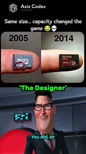 128 GB vs 128 MB Chip !! #coding #programming #shorts