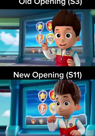 Paw patrol new opening animation side by side comparations #fyp #pawpatrol #pawpatroltiktok #pawpatrolopening #pawpatrolopeningtheme #opening #pawpatroledit