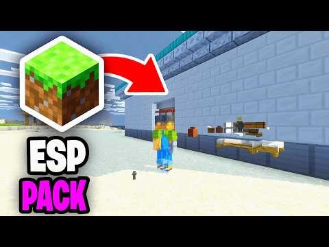 ESP Texture Pack For Minecraft Bedrock - Android, IOS, Windows